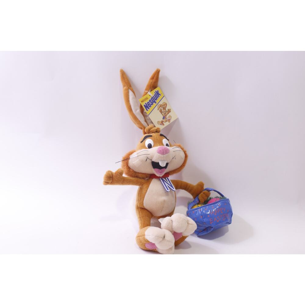 Nestle, Nesquick, Rabbit, Happy Easter, Plush, Mascot, Decor, ~ 251117-WH 846